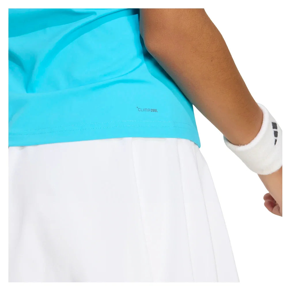 Women's Y Tennis Tank Signal Cyan-Apparel-Adidas-KE8865_6-Tennis Express