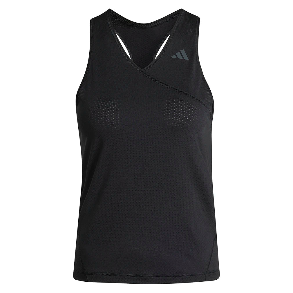Women's Club V Tennis Tank Black-Apparel-Adidas-KF0968_1-Tennis Express