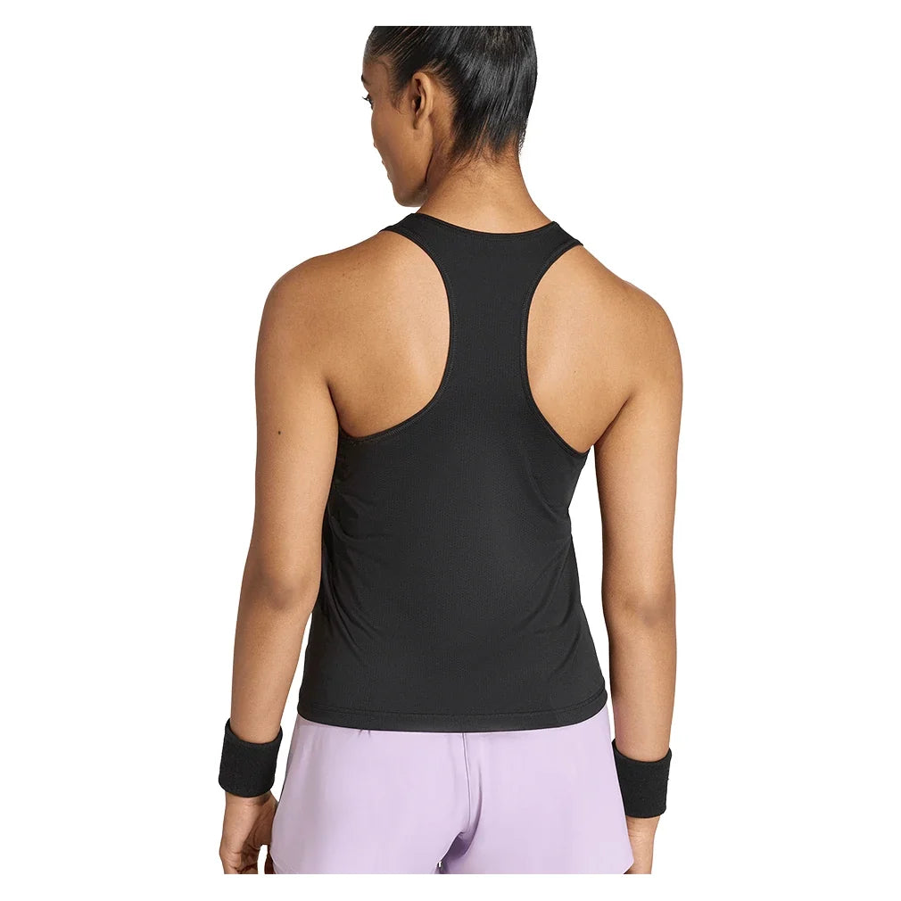 Women's Club V Tennis Tank Black-Apparel-Adidas-KF0968_4-Tennis Express