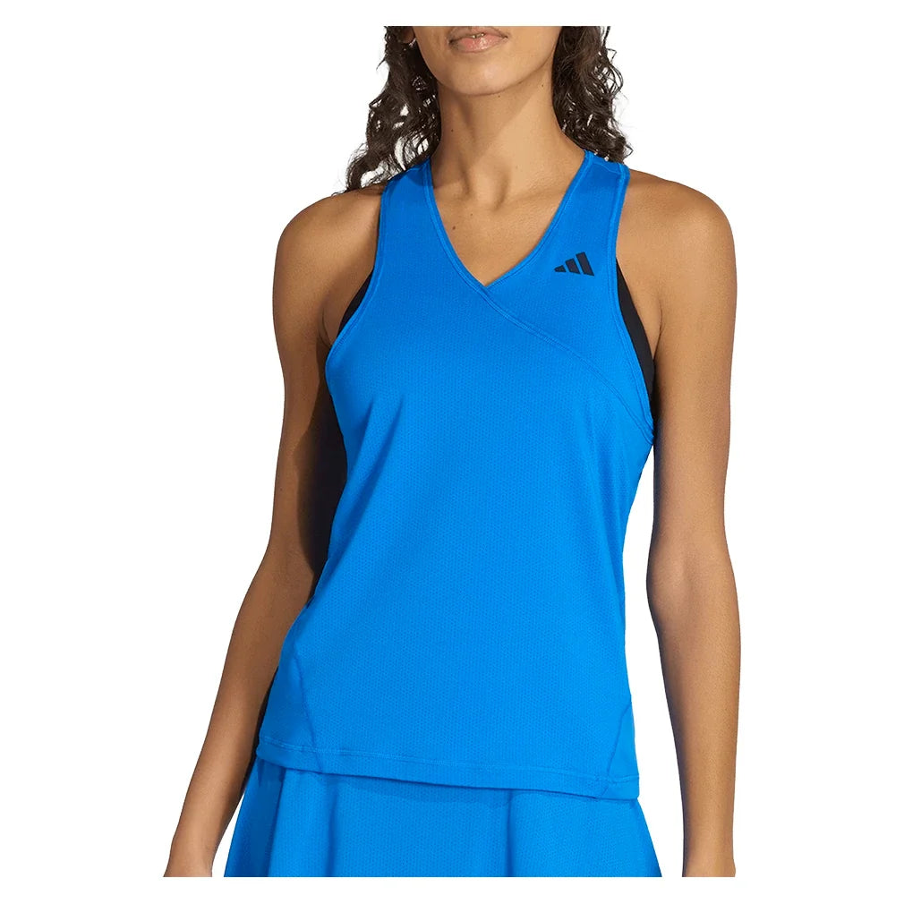 Women's Club V Tennis Tank Glory Blue-Apparel-Adidas-KF0971_3-Tennis Express