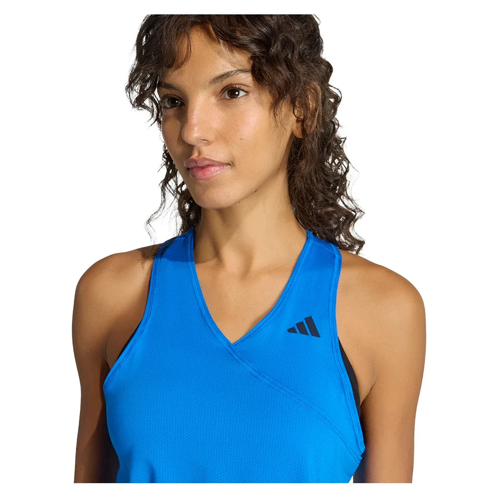 Women's Club V Tennis Tank Glory Blue-Apparel-Adidas-KF0971_5-Tennis Express
