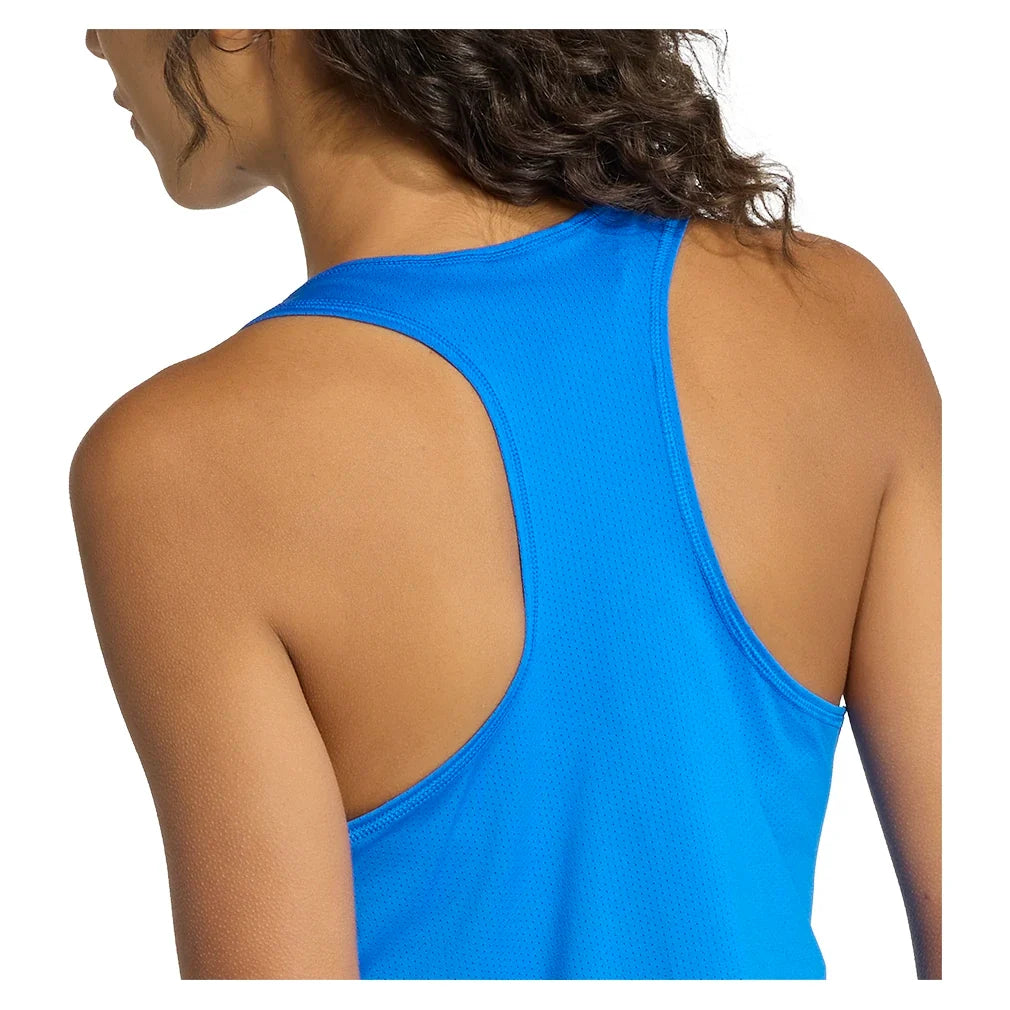 Women's Club V Tennis Tank Glory Blue-Apparel-Adidas-KF0971_6-Tennis Express