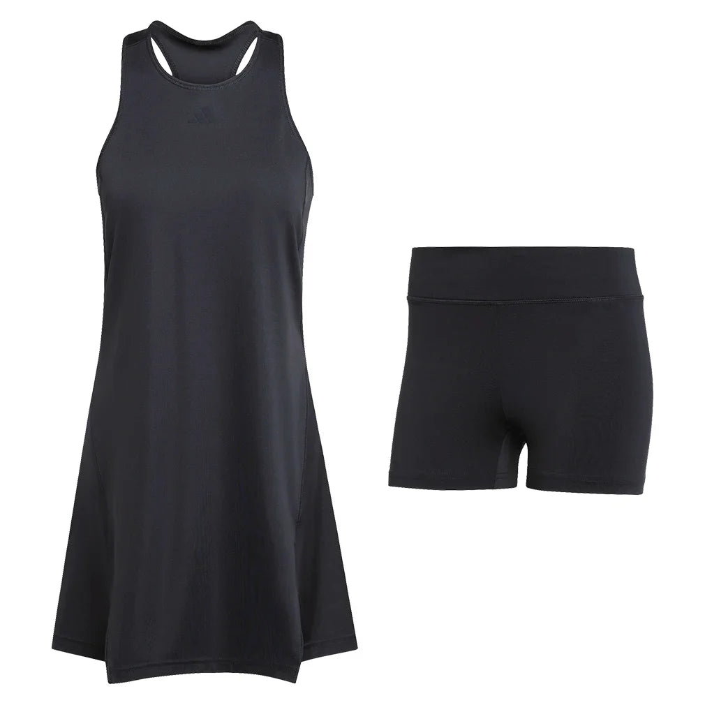 Women's Club Tennis Dress Black-Apparel-Adidas-KF0972-S26-1-2-[Sku]-Tennis Express