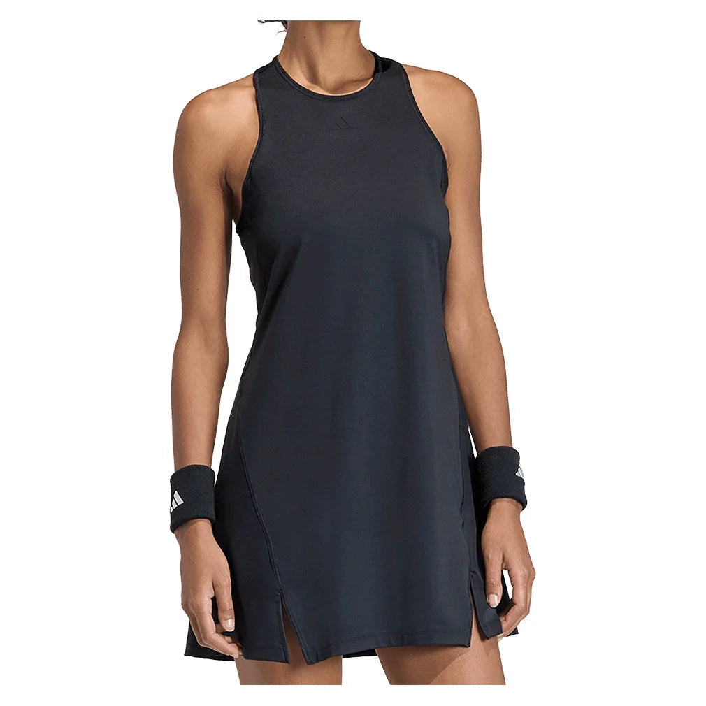 Women's Club Tennis Dress Black-Apparel-Adidas-KF0972-S26-2-3-[Sku]-Tennis Express