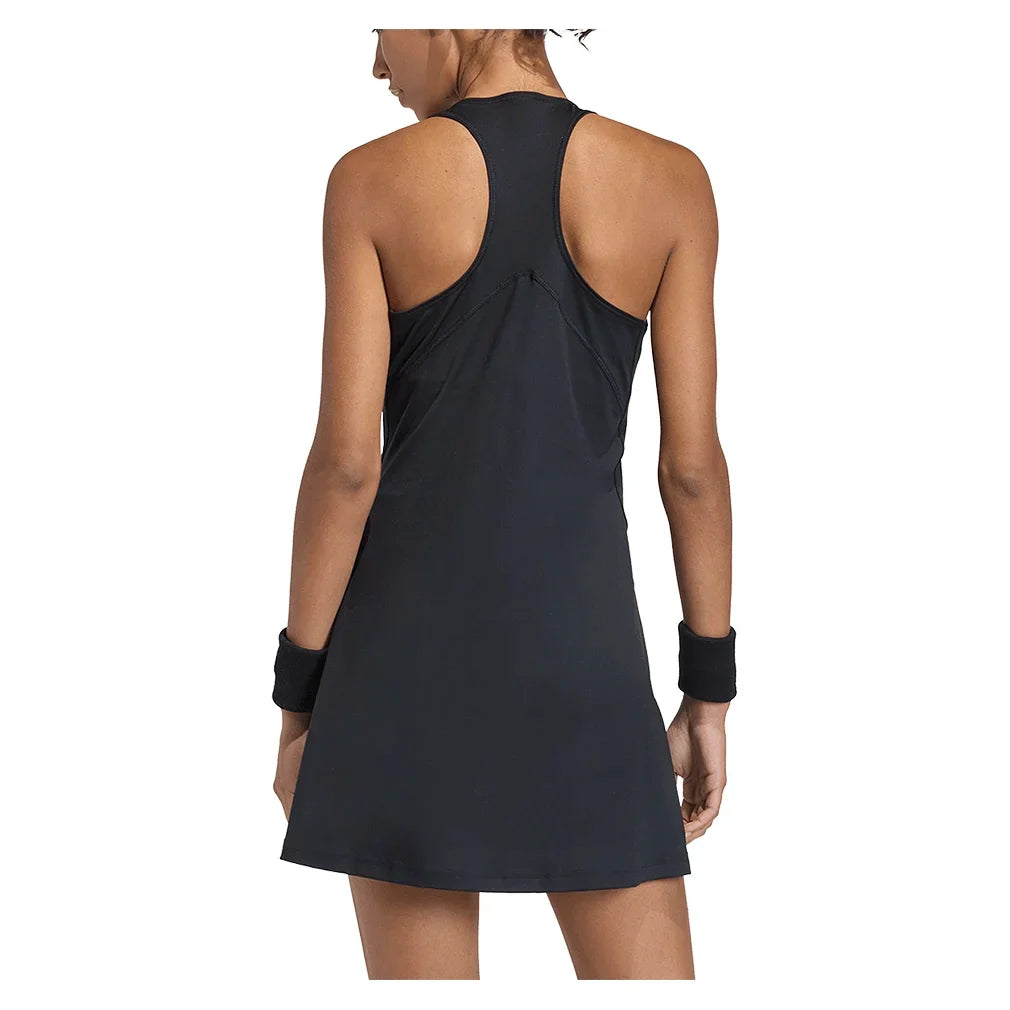 Women's Club Tennis Dress Black-Apparel-Adidas-KF0972-S26-3-4-[Sku]-Tennis Express
