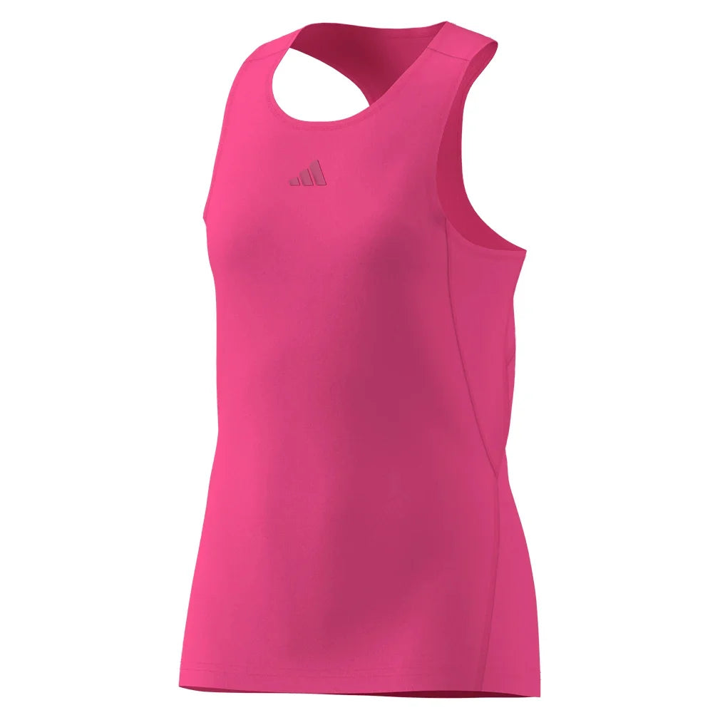 Girls' Club Tennis Tank Lucid Pink-Apparel-Adidas-KF0984-S26-Tennis Express