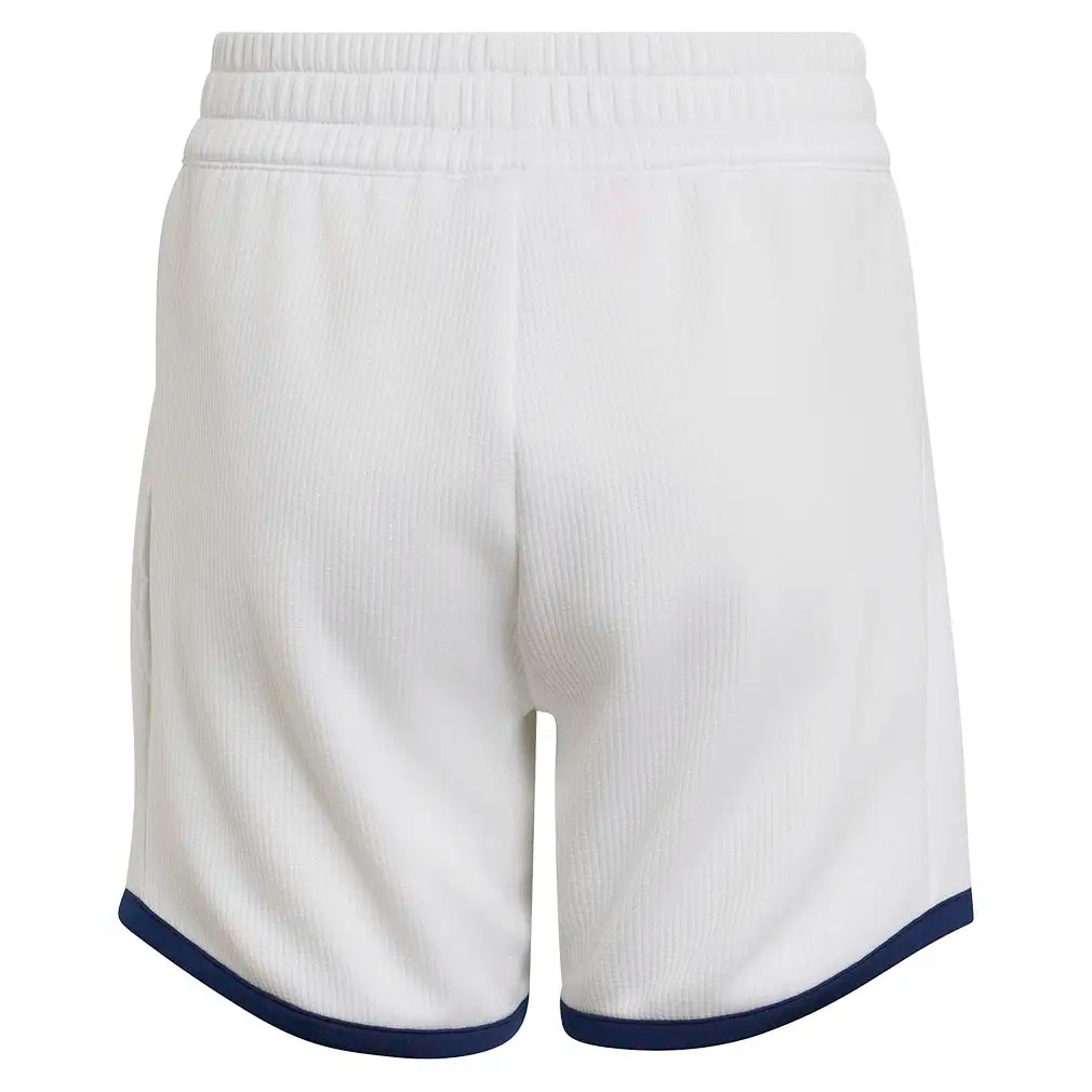 Boys' Classics Tennis Shorts White,Apparel,Adidas,,,Tennis Express,KF4898-2