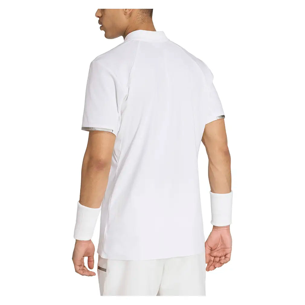 Men's London Freelift Pro Tennis Polo White,Apparel,Adidas,,,Tennis Express,KF5004-4