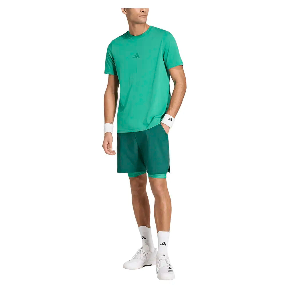 Men's Club 2IN1 Tennis Shorts Collegiate Green,Apparel,Adidas,,,Tennis Express,KG1961-5