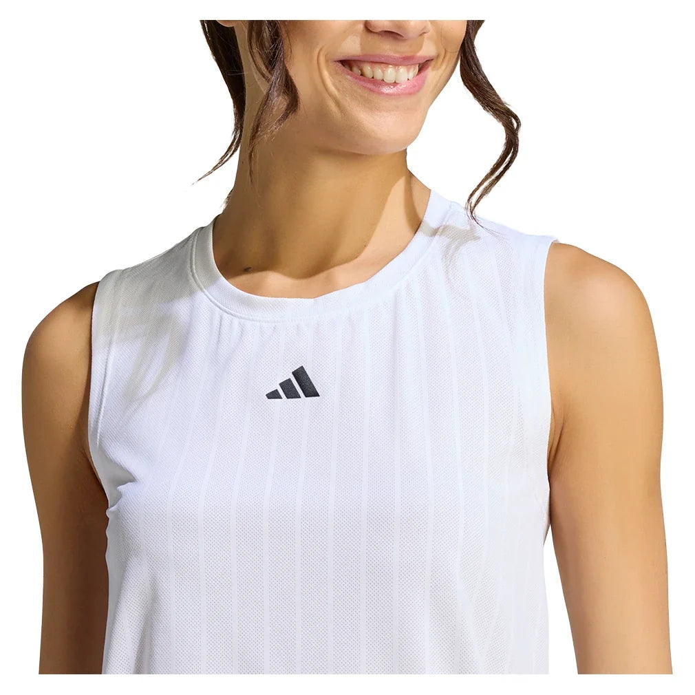 Women's Melbourne Pro Tennis Tank White-Apparel-Adidas-KG3683-S26-6-Tennis Express
