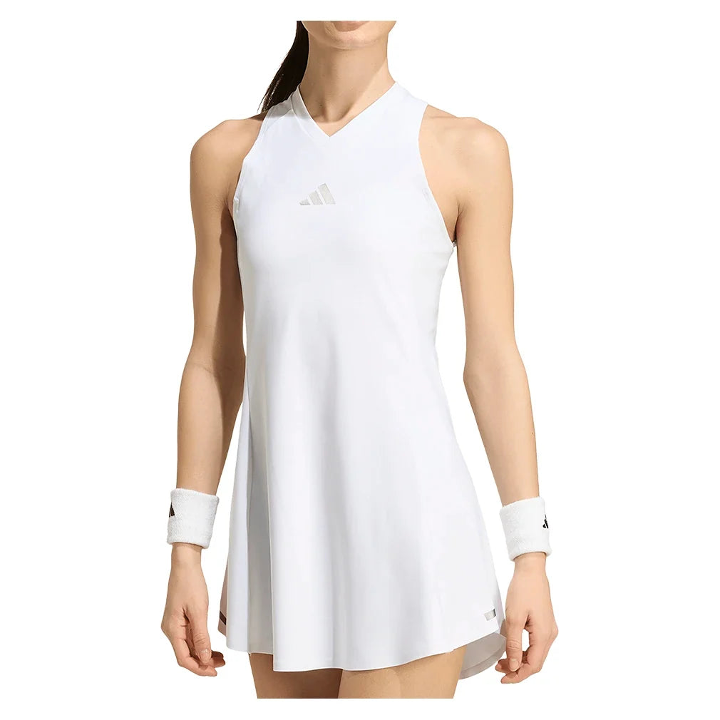 Women's London Pro Tennis Dress White,Apparel,Adidas,,,Tennis Express,KH1116_1