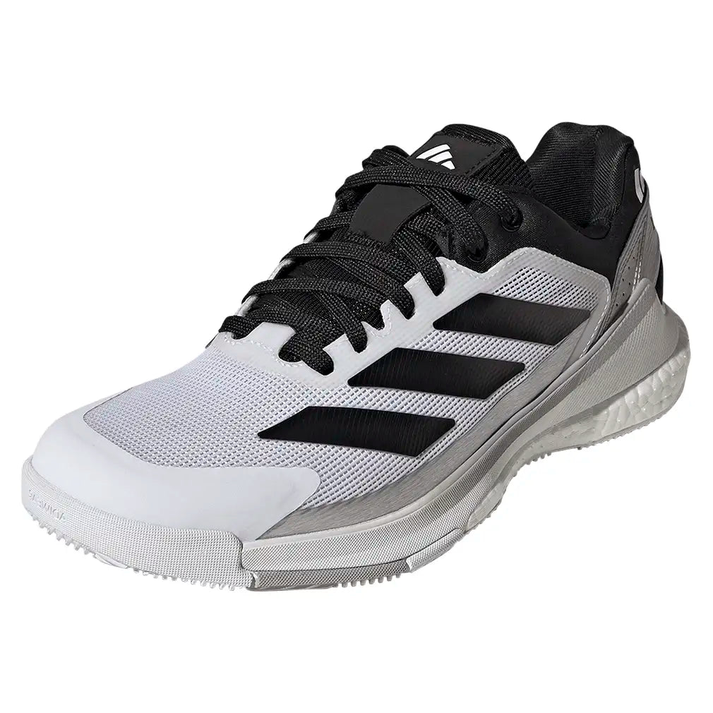 Men's Crazyquick Boost Padel Shoes White and Black,Footwear,Adidas,White/Black,7,Tennis Express,KH5920-y
