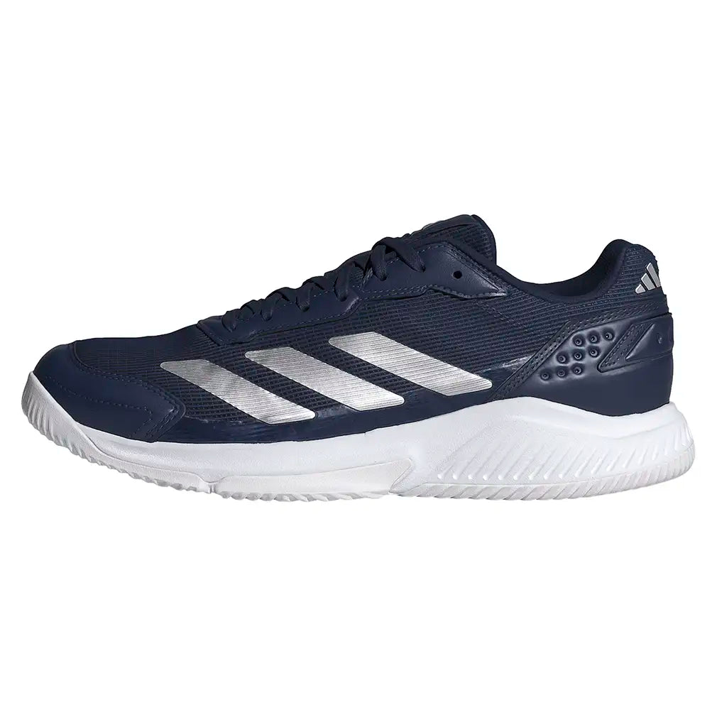 Men's Courtquick Padel Shoes Dark Blue and Silver Metallic,Footwear,Adidas,,,Tennis Express,KJ3633-1