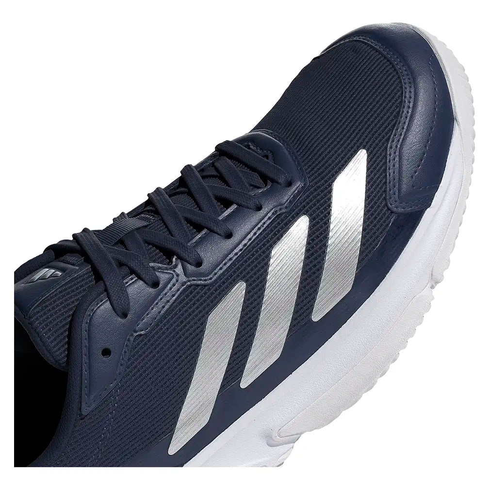 Men's Courtquick Padel Shoes Dark Blue and Silver Metallic,Footwear,Adidas,,,Tennis Express,KJ3633-6