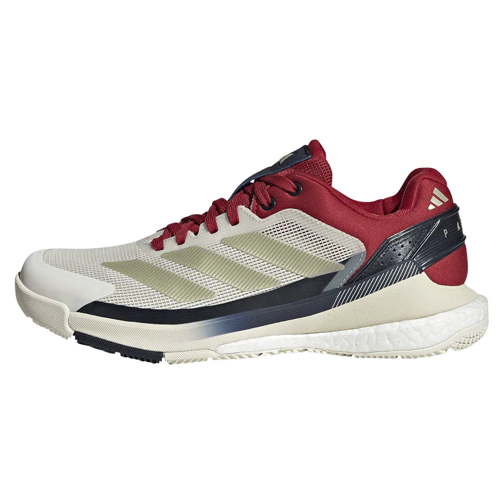 Women's Crazyquick Boost Padel Shoes Core White and Ice Gold Metallic-Footwear-Adidas-KJ3654-S26-1-Tennis Express