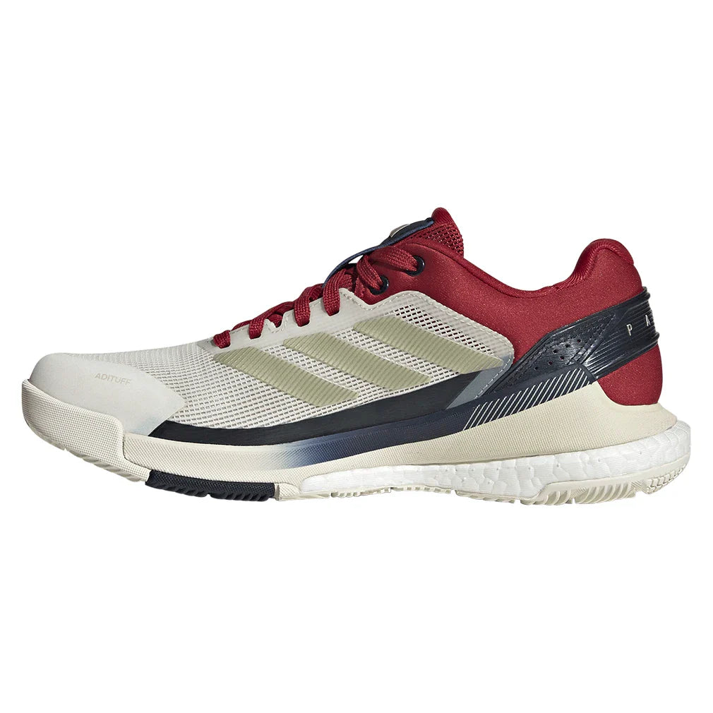 Women's Crazyquick Boost Padel Shoes Core White and Ice Gold Metallic-Footwear-Adidas-KJ3654-S26-2-Tennis Express