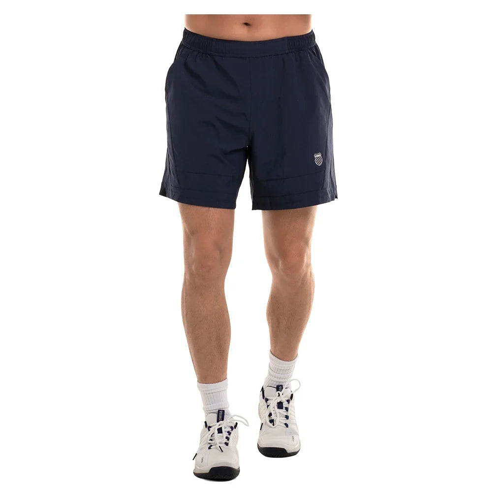 Men's 7 Inch Ripstop Tennis Short Peacoat-Apparel-K-Swiss-, [current_file_name-Tennis Express
