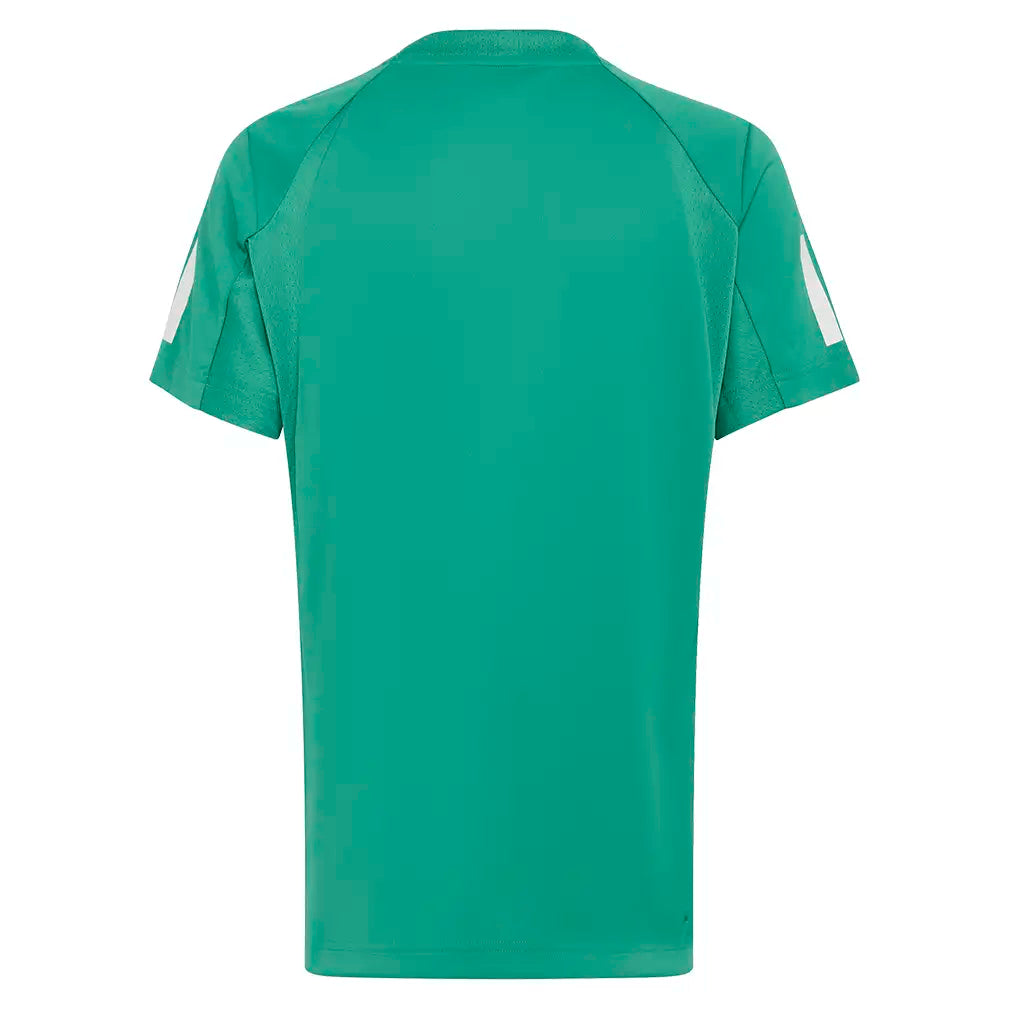 Boys' Club 3 Stripe Tennis Tee Semi Court Green,Apparel,Adidas,,,Tennis Express,KQ7991-2