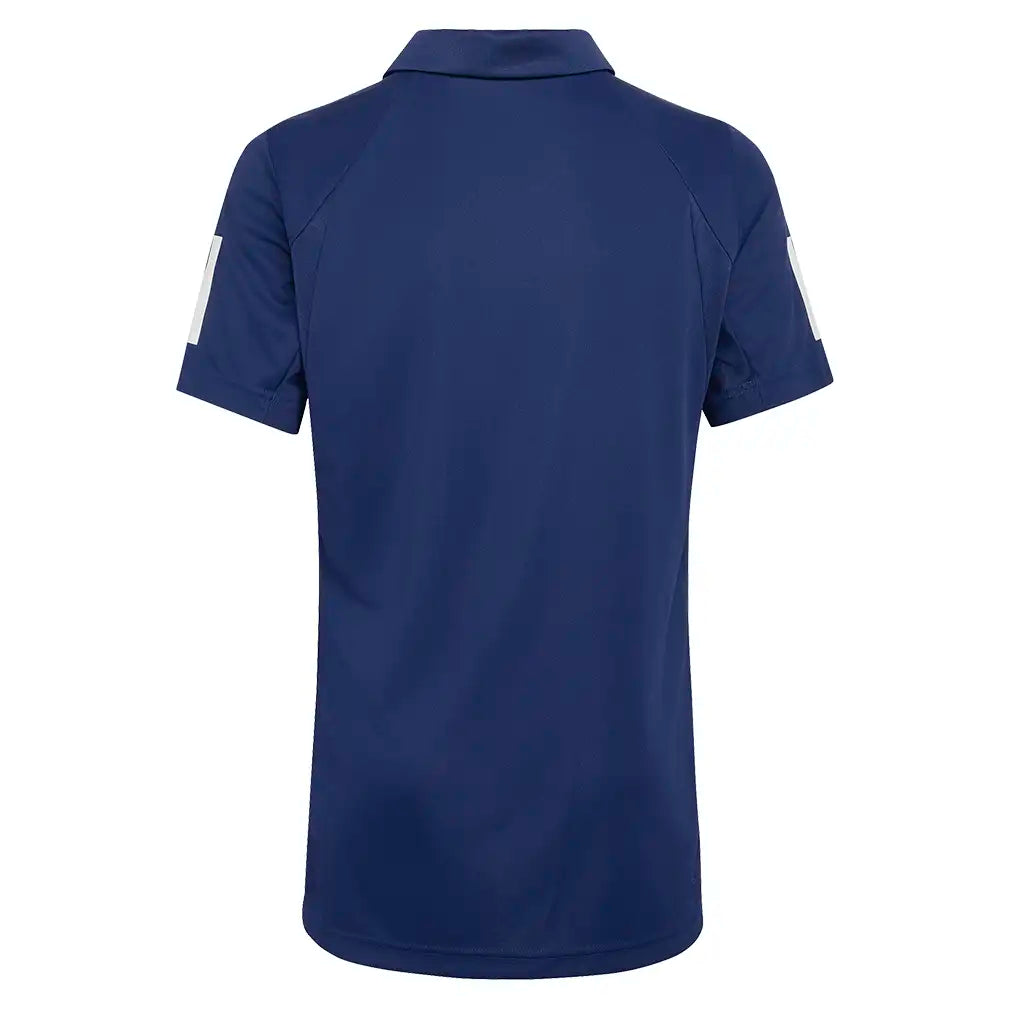 Boys' Club 3 Stripe Tennis Polo Dark Blue,Apparel,Adidas,,,Tennis Express,KQ7992-2