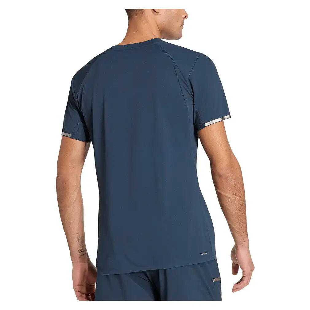 Men's London Freelift Pro Tennis Tee Aurora Ink,Apparel,Adidas,,,Tennis Express,KR0474-4
