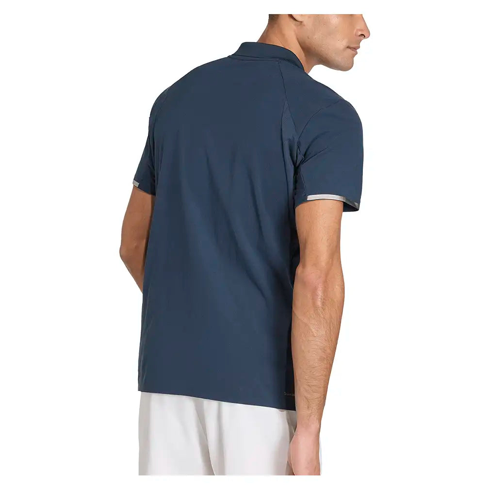 Men's London Freelift Pro Tennis Polo Aurora Ink,Apparel,Adidas,,,Tennis Express,KR0479-4