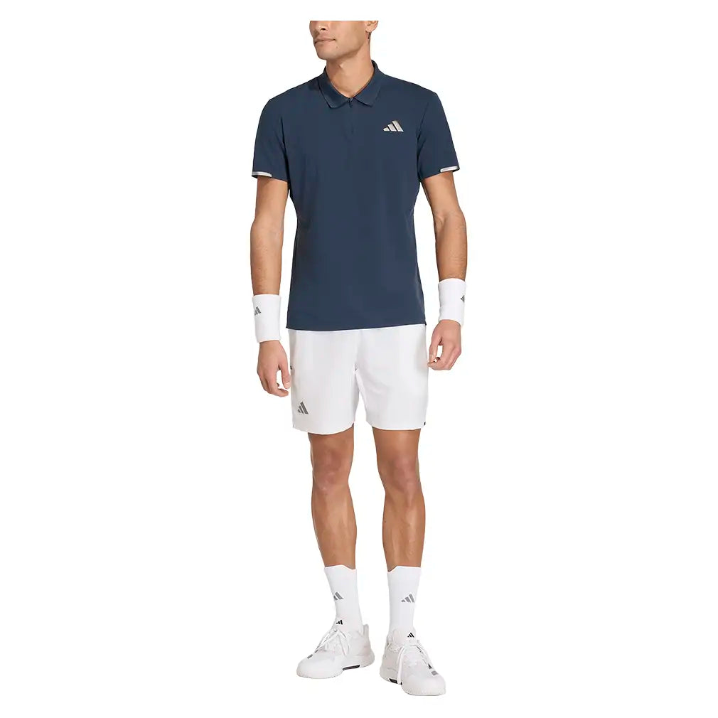 Men's London Freelift Pro Tennis Polo Aurora Ink,Apparel,Adidas,,,Tennis Express,KR0479-5