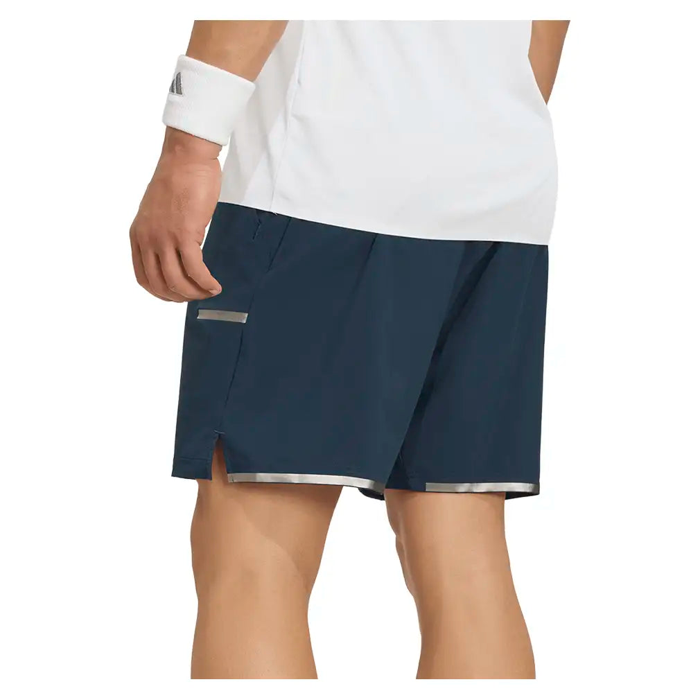 Men's London 7 Inch Tennis Short and Tight Set Aurora Ink,Apparel,Adidas,,,Tennis Express,KR0483-4