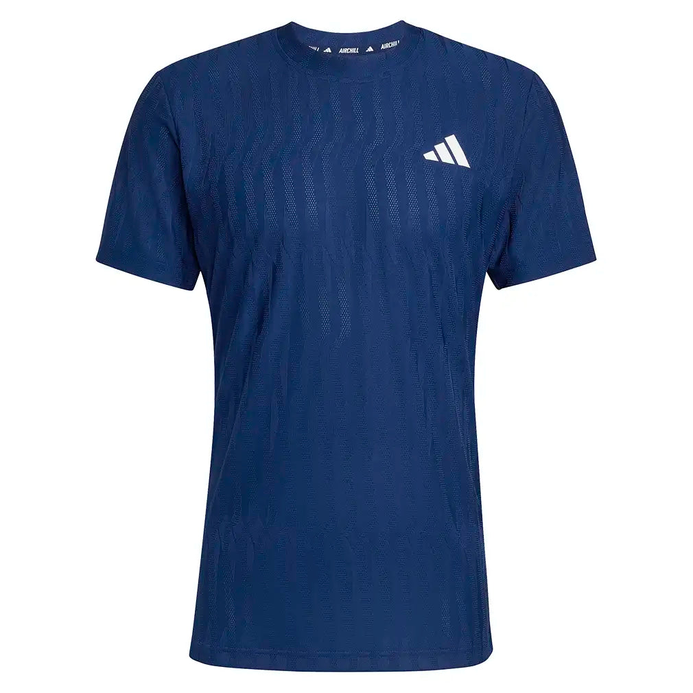 Men's GameSet Freelift Tennis Tee Dark Blue,Apparel,Adidas,Dark Blue,XS,Tennis Express,KR0500-1