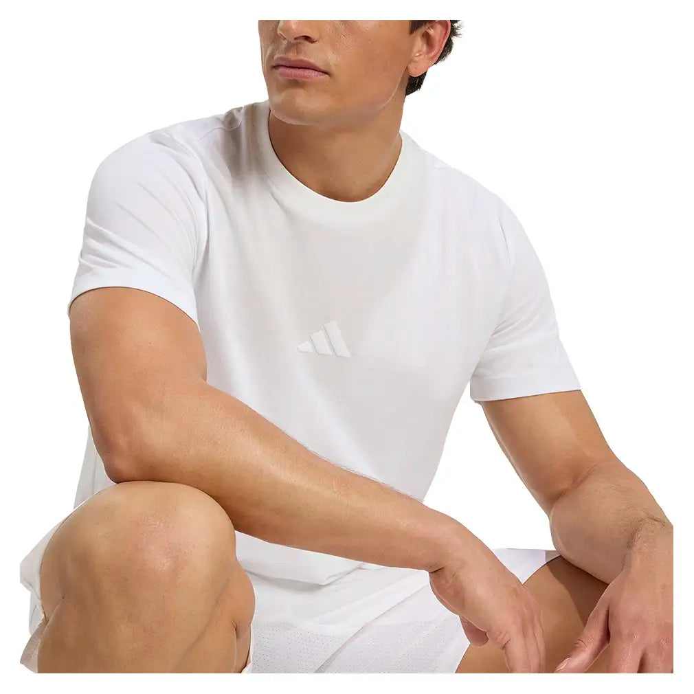 Men's London Graphic Tennis Top White,Apparel,Adidas,,,Tennis Express,KR2319-6