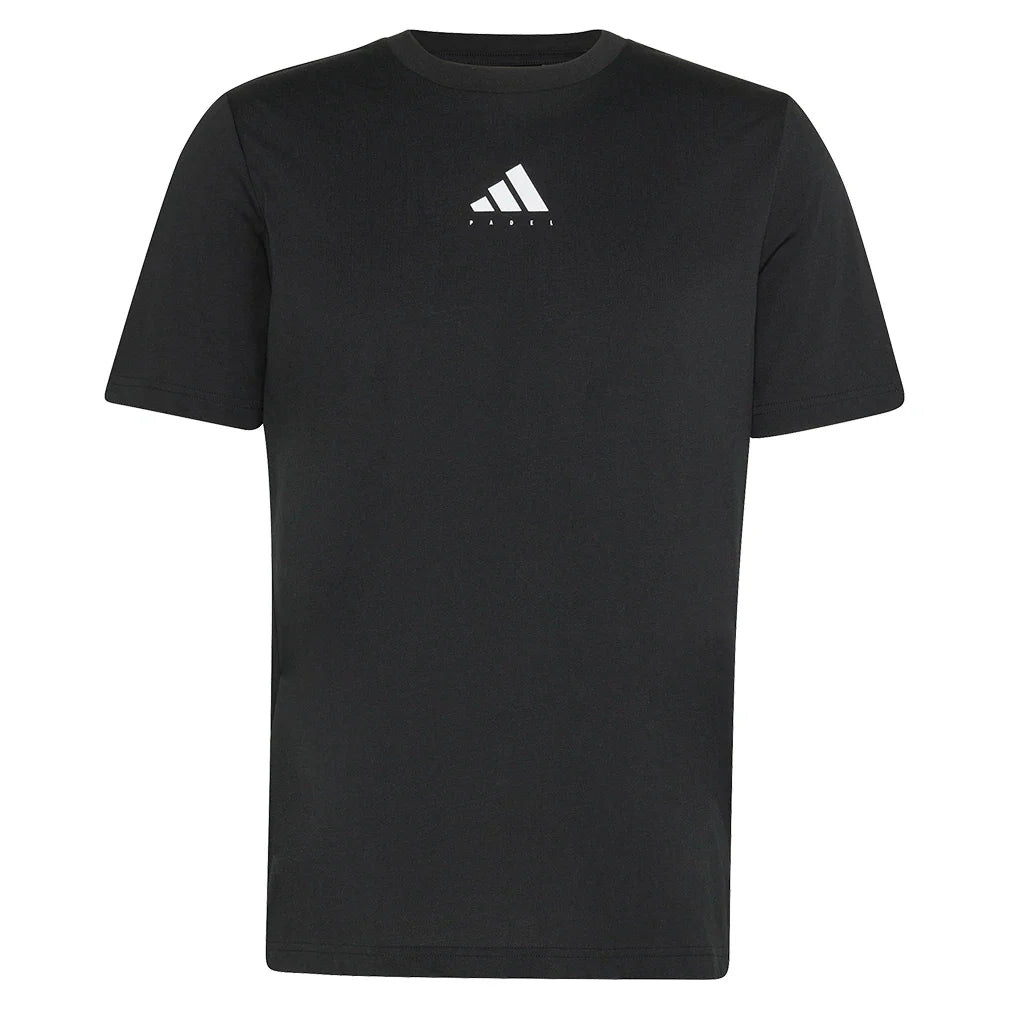 Men's Category Padel Tee Black,Apparel,Adidas,Black,XS,Tennis Express,KR2328_1a640130-9586-4b9c-997c-ca3993f7f595