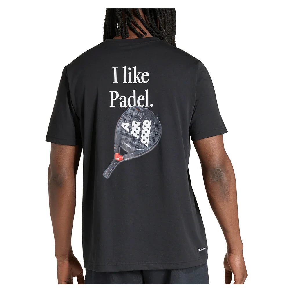 Men's Category Padel Tee Black,Apparel,Adidas,,,Tennis Express,KR2328_3