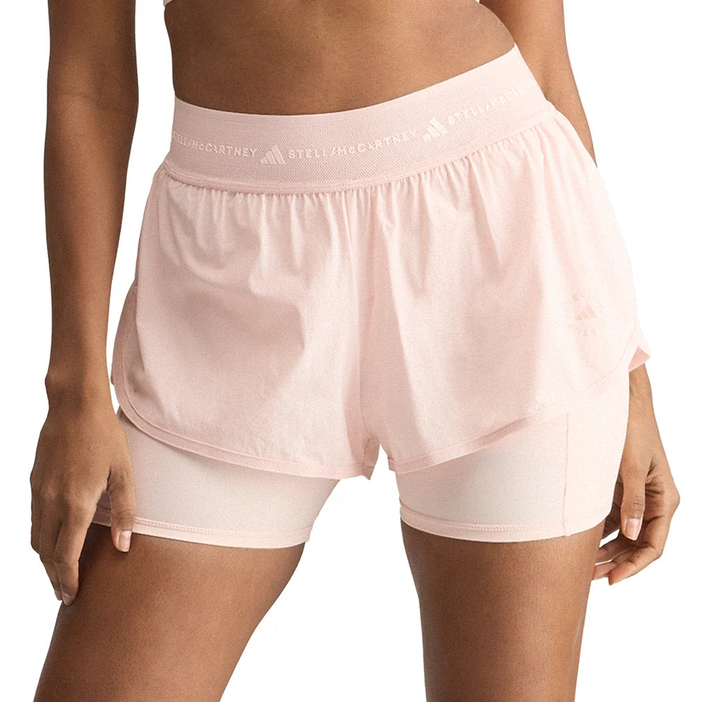Women's Stella McCartney 2IN1 Training Shorts Ice Pink,Apparel,Adidas,,,Tennis Express,KR3033-1