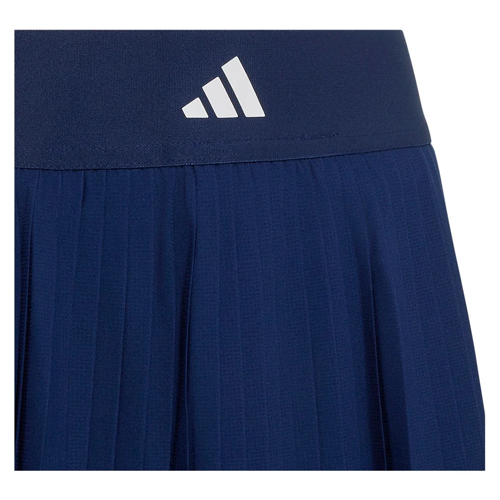 Girls' Club Pleated Tennis Skort Dark Blue and White,Apparel,Adidas,,,Tennis Express,KR3322_3_7e2f3f90-0970-4014-9108-fe17f00167dd