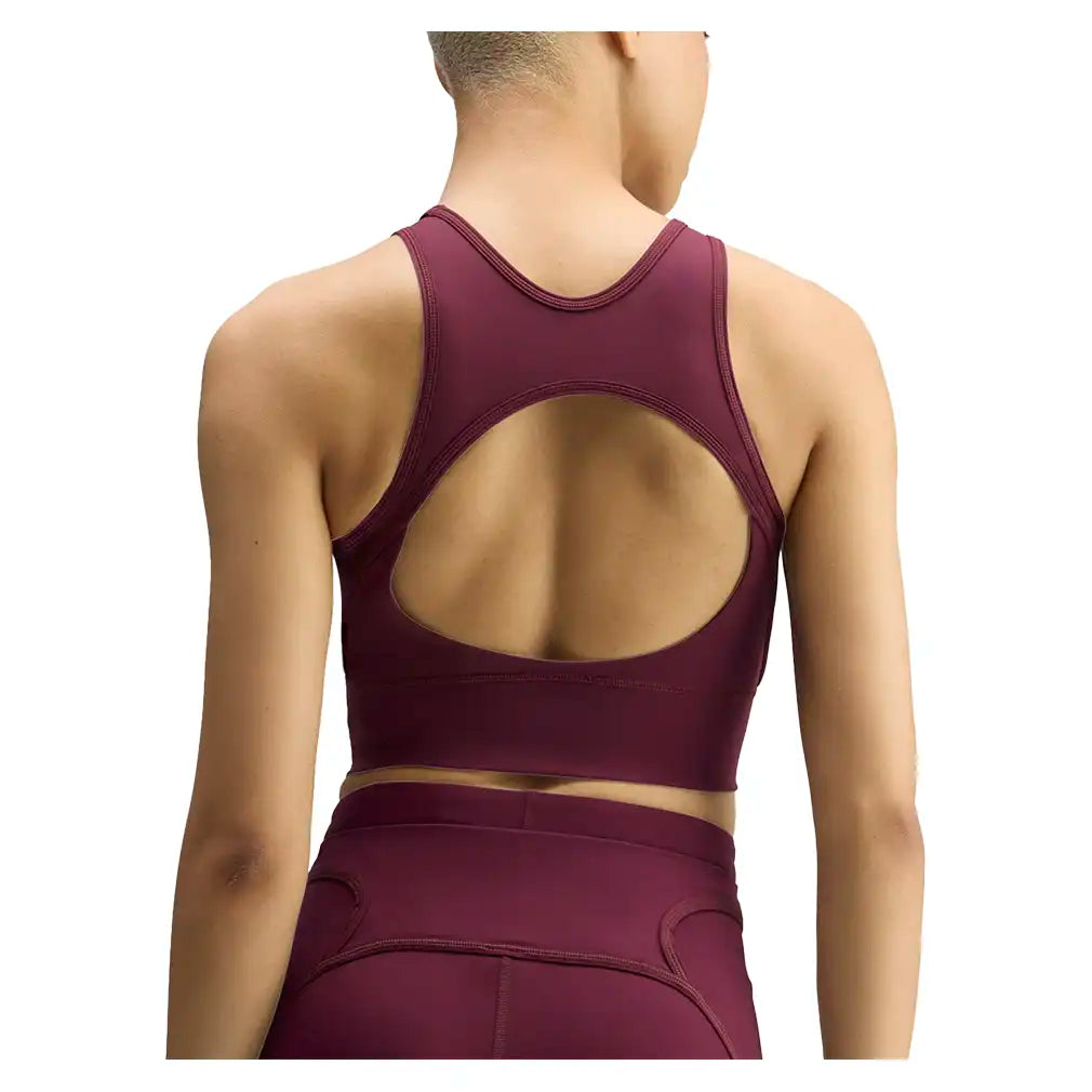 Women's Stella McCartney Crop Training Top Maroon,Apparel,Adidas,,,Tennis Express,KR6160-4