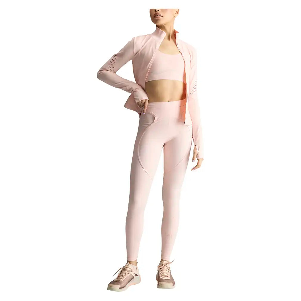 Women's Stella McCartney Longsleeve Training Top Ice Pink,Apparel,Adidas,,,Tennis Express,KR6162-5