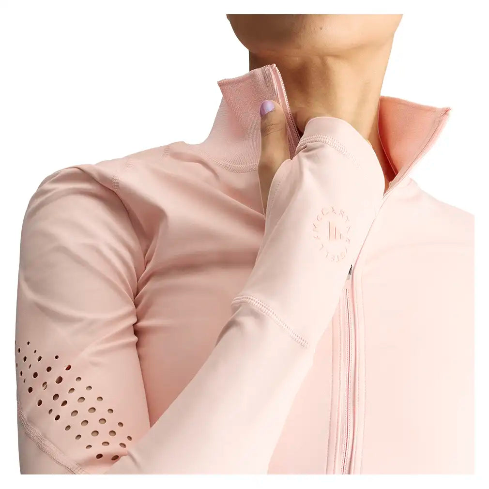Women's Stella McCartney Longsleeve Training Top Ice Pink,Apparel,Adidas,,,Tennis Express,KR6162-6