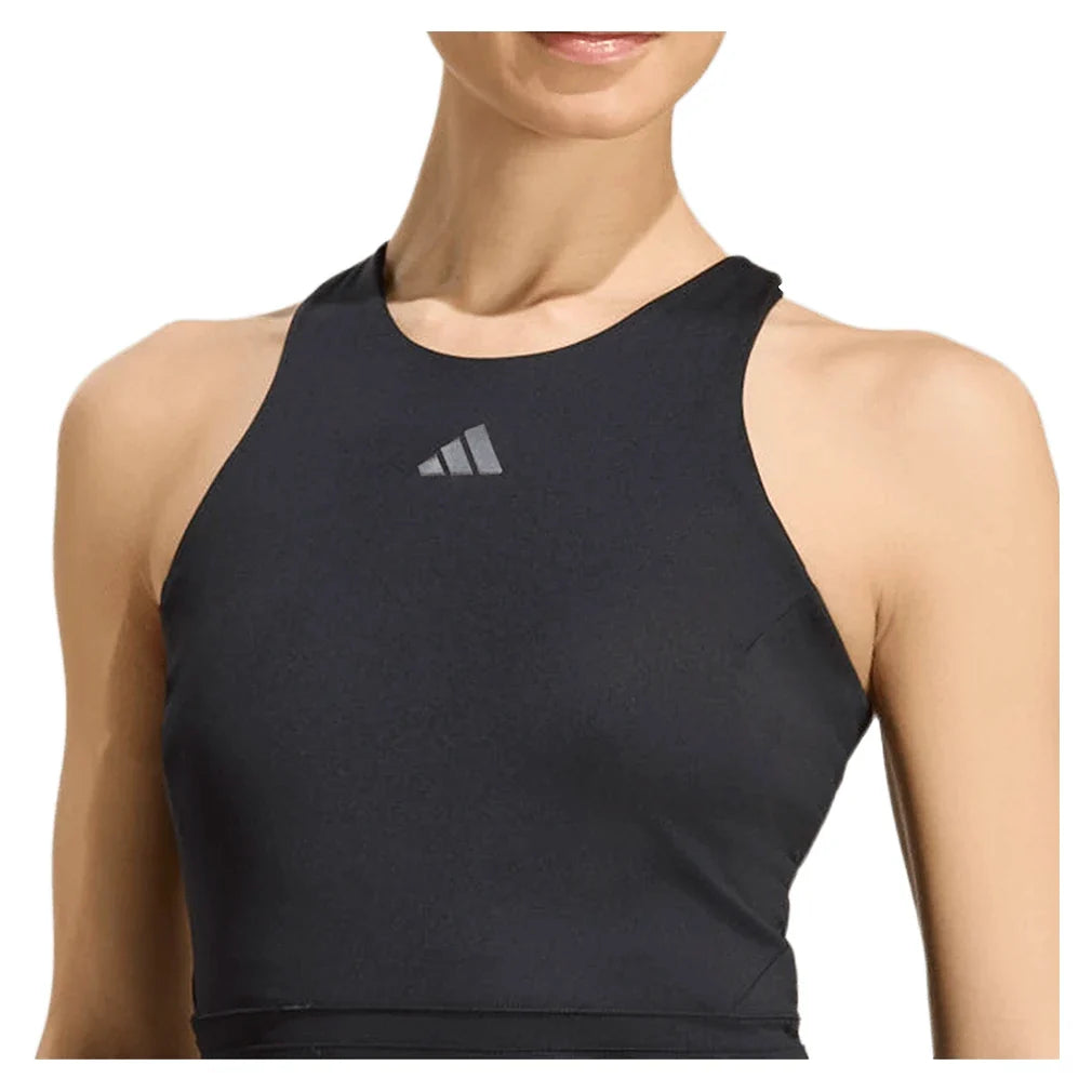 Women's GameSet Y Tennis Dress Black,Apparel,Adidas,,,Tennis Express,KS3205-4