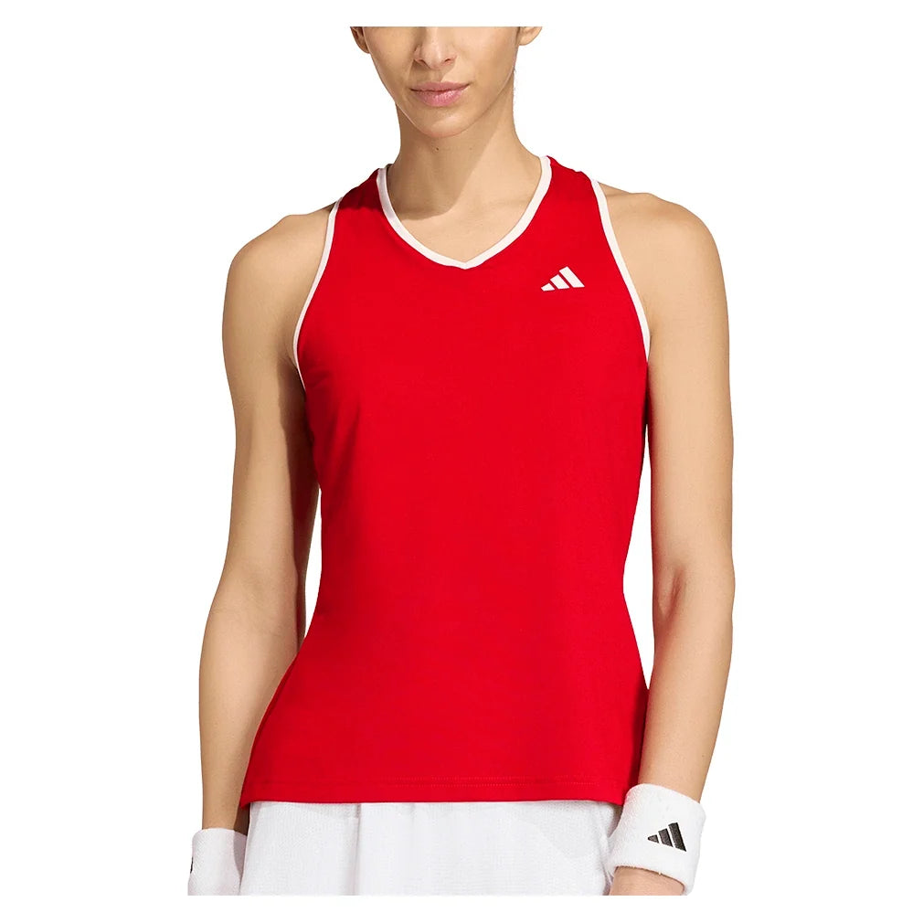 Women's Heritage Tennis Tank Power Red-Apparel-Adidas-KS7636_2-Tennis Express