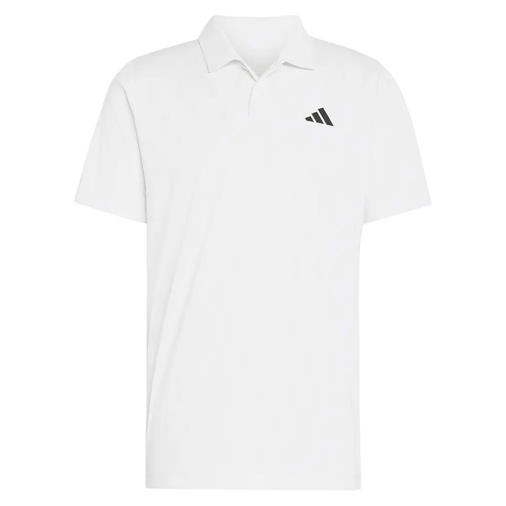 Men's Club Graphic Tennis Polo White and Dash Grey,Apparel,Adidas,White/Dash Grey,XS,Tennis Express,KS8274-1