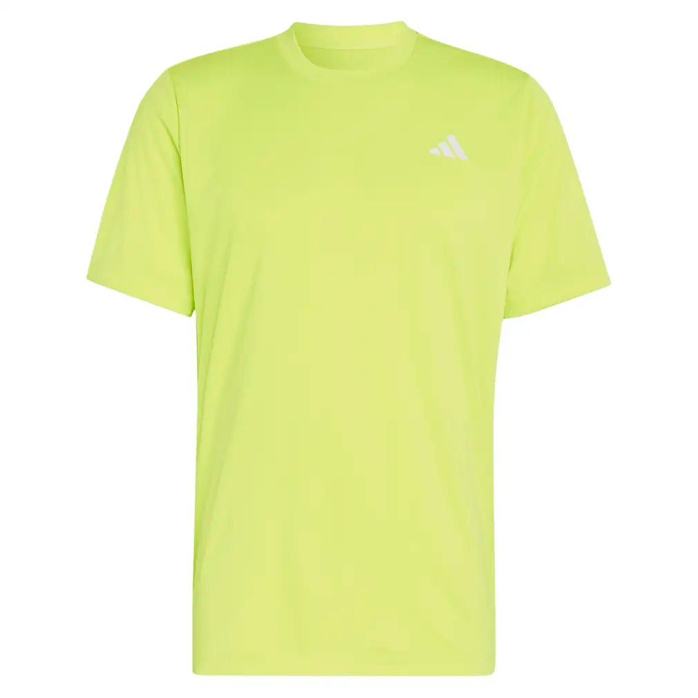 Men's Club Tennis Tee Semi Frozen Lemon,Apparel,Adidas,Semi Frozen Lemon,XS,Tennis Express,KS8277-1