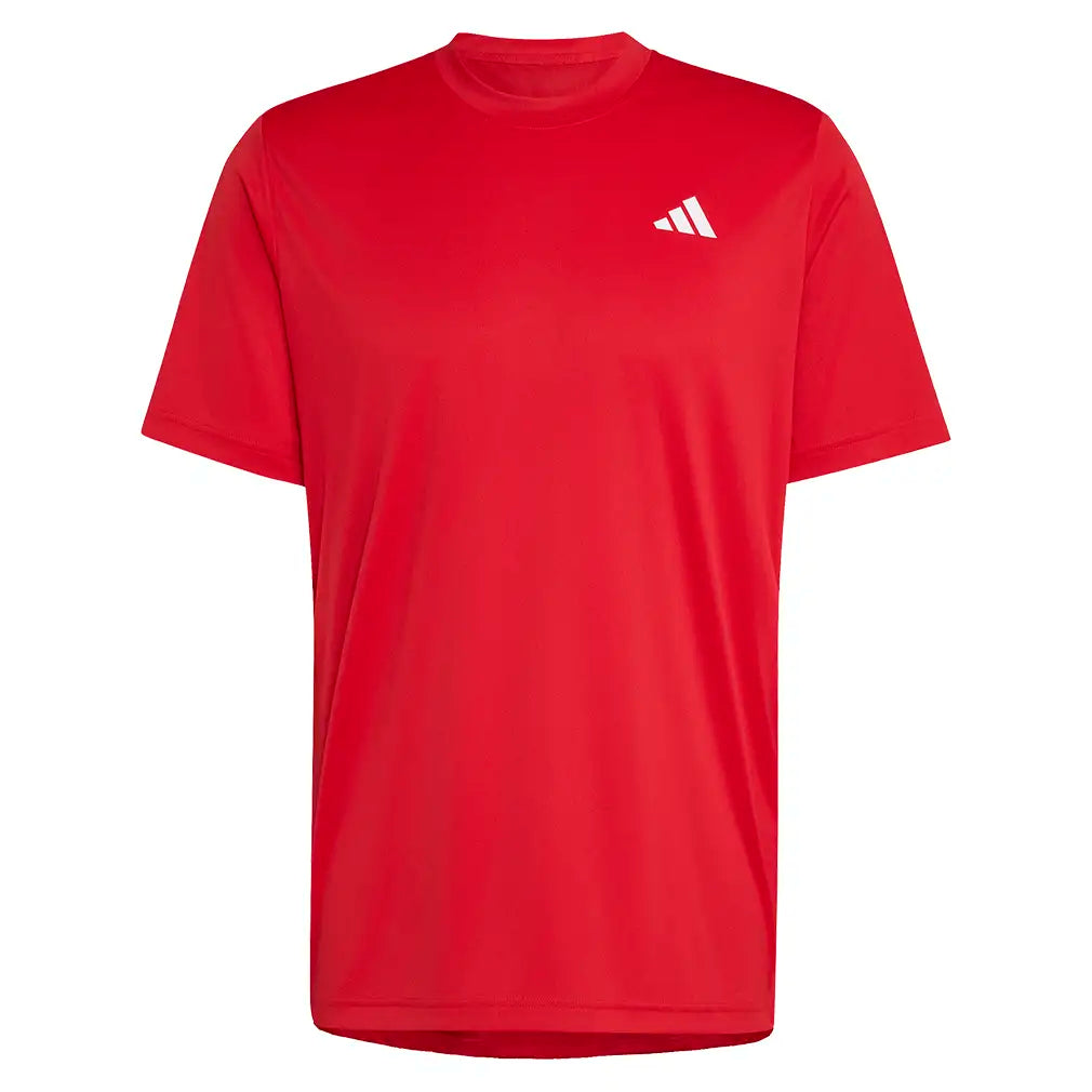 Men's Club Tennis Tee Better Scarlet,Apparel,Adidas,Better Scarlet,XS,Tennis Express,KS8279-1