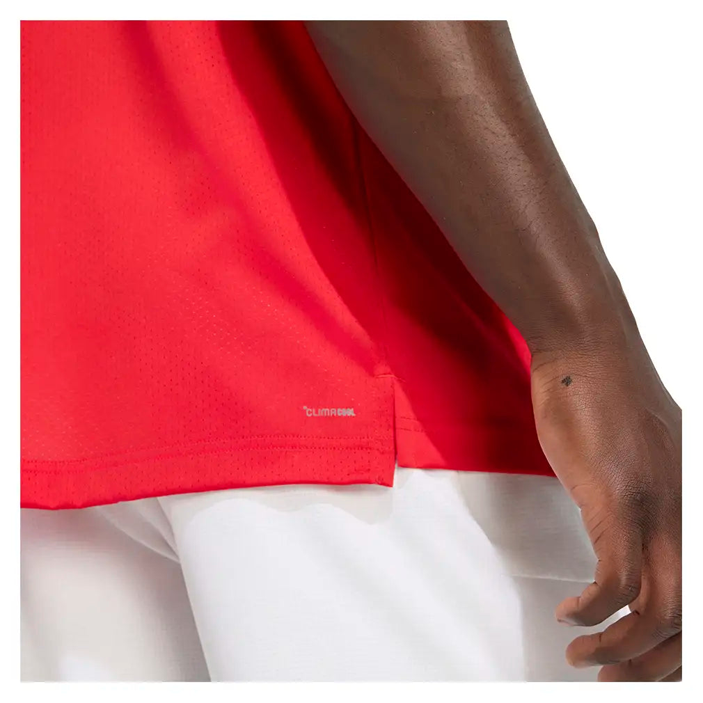 Men's Club Tennis Tee Better Scarlet,Apparel,Adidas,,,Tennis Express,KS8279-7