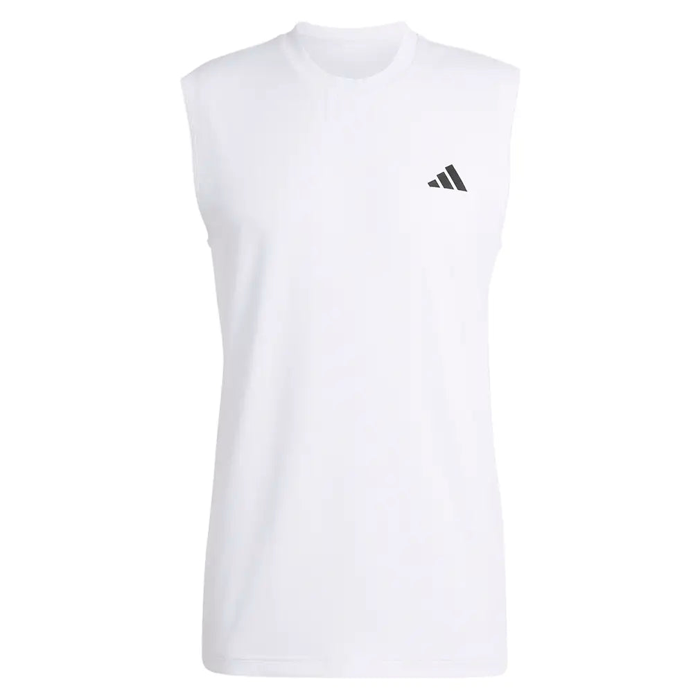 Men's Club Tennis Tank Top White,Apparel,Adidas,White,XS,Tennis Express,KS8281-1