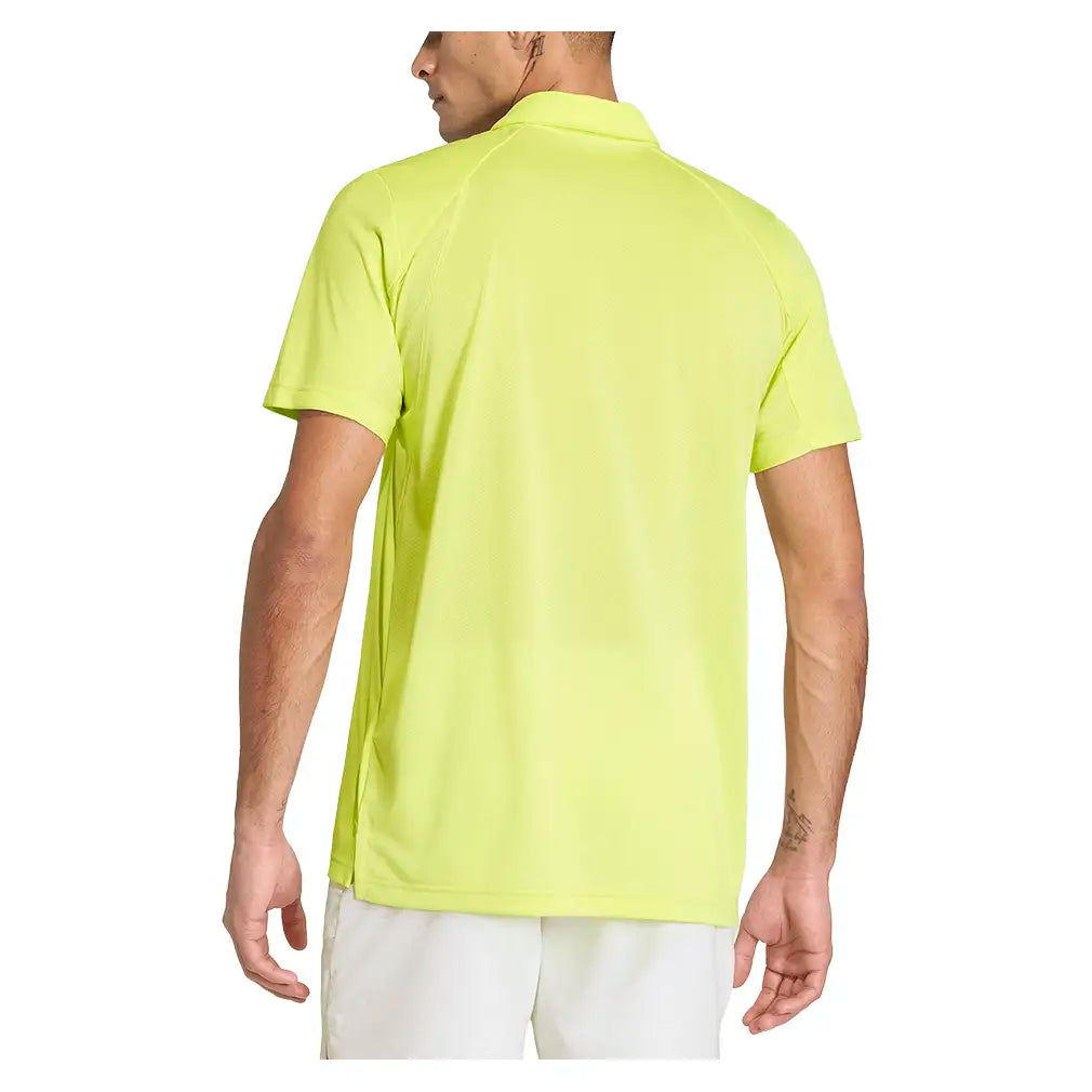 Men's Club Tennis Polo Semi Frozen Lemon,Apparel,Adidas,,,Tennis Express,KS8315-4