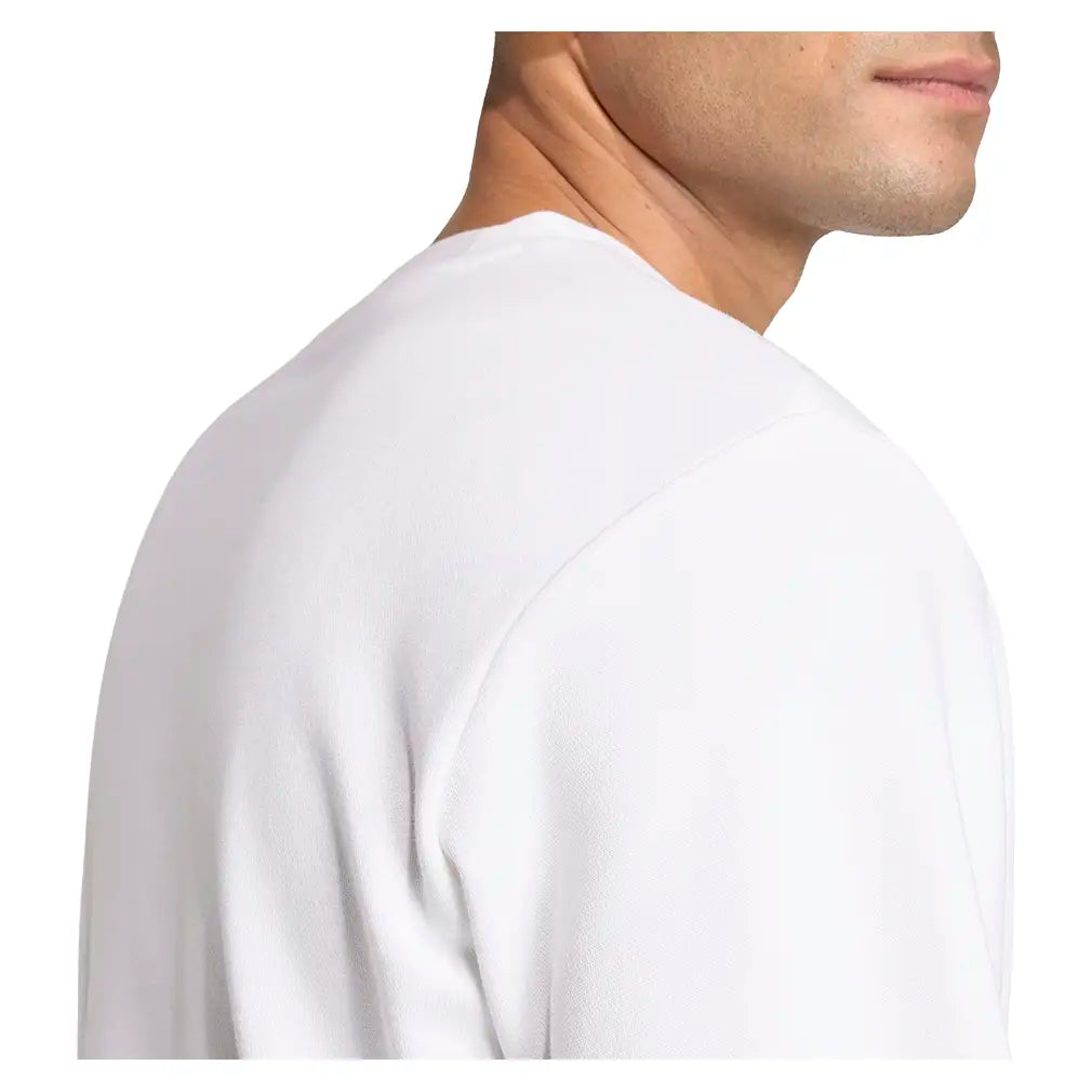 Men's Classic Graphic Tennis Pullover White,Apparel,Adidas,,,Tennis Express,KV0782-6