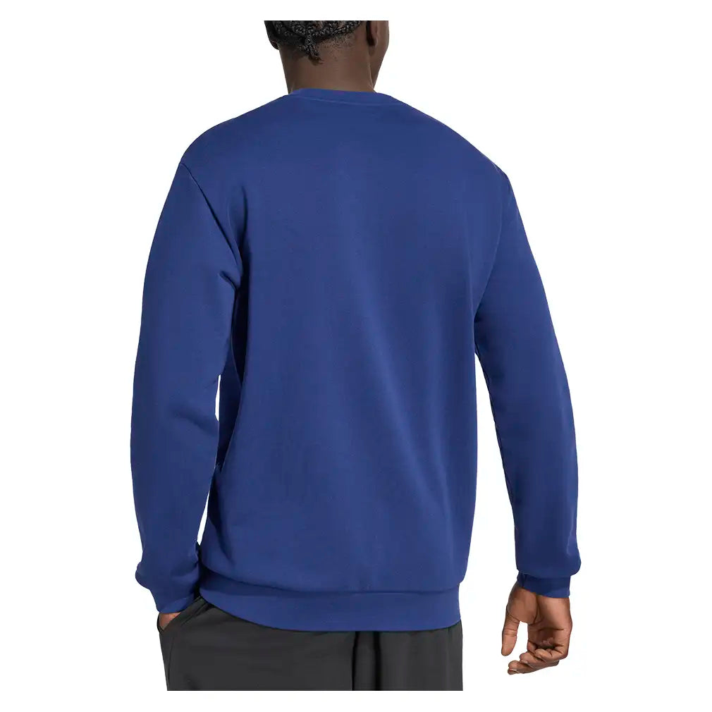 Men's Classic Graphic Tennis Pullover Dark Blue and White,Apparel,Adidas,,,Tennis Express,KV0783-4
