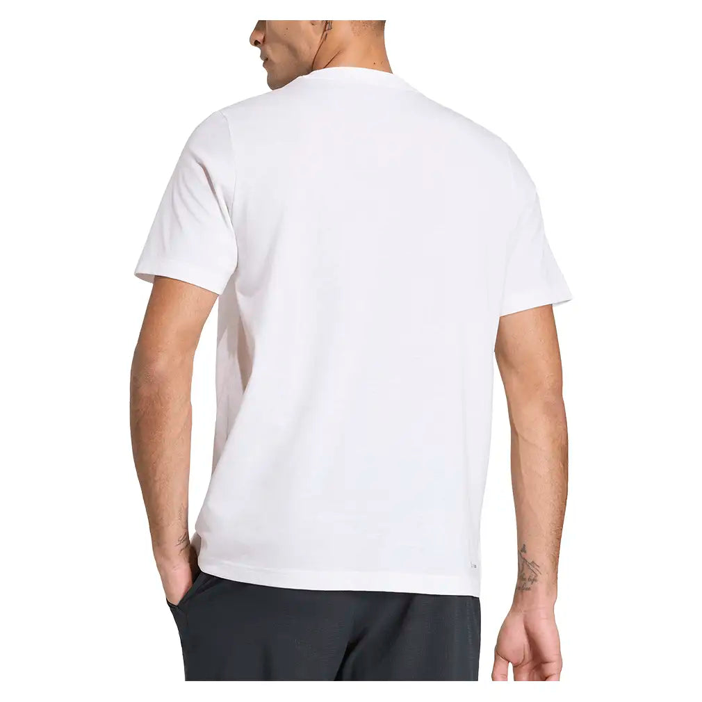 Men's Classic Graphic Tennis Tee White,Apparel,Adidas,,,Tennis Express,KV0784-4