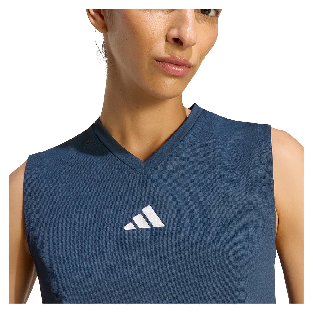 Women's London Pro Match Tennis Tank Aurora Ink,Apparel,Adidas,,,Tennis Express,KV5323-3
