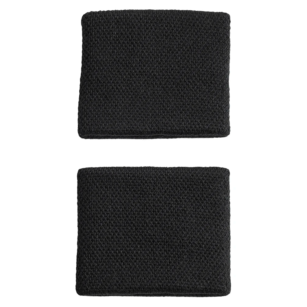 Unisex Small Tennis Wristbands Black and Iron,Accessories,Adidas,,,Tennis Express,KV9219-1