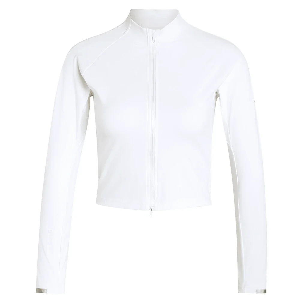 Women's London Pro Long Sleeve Tennis Top White,Apparel,Adidas,White,XS,Tennis Express,KW1925